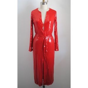 Halston Heritage Sequin Dress